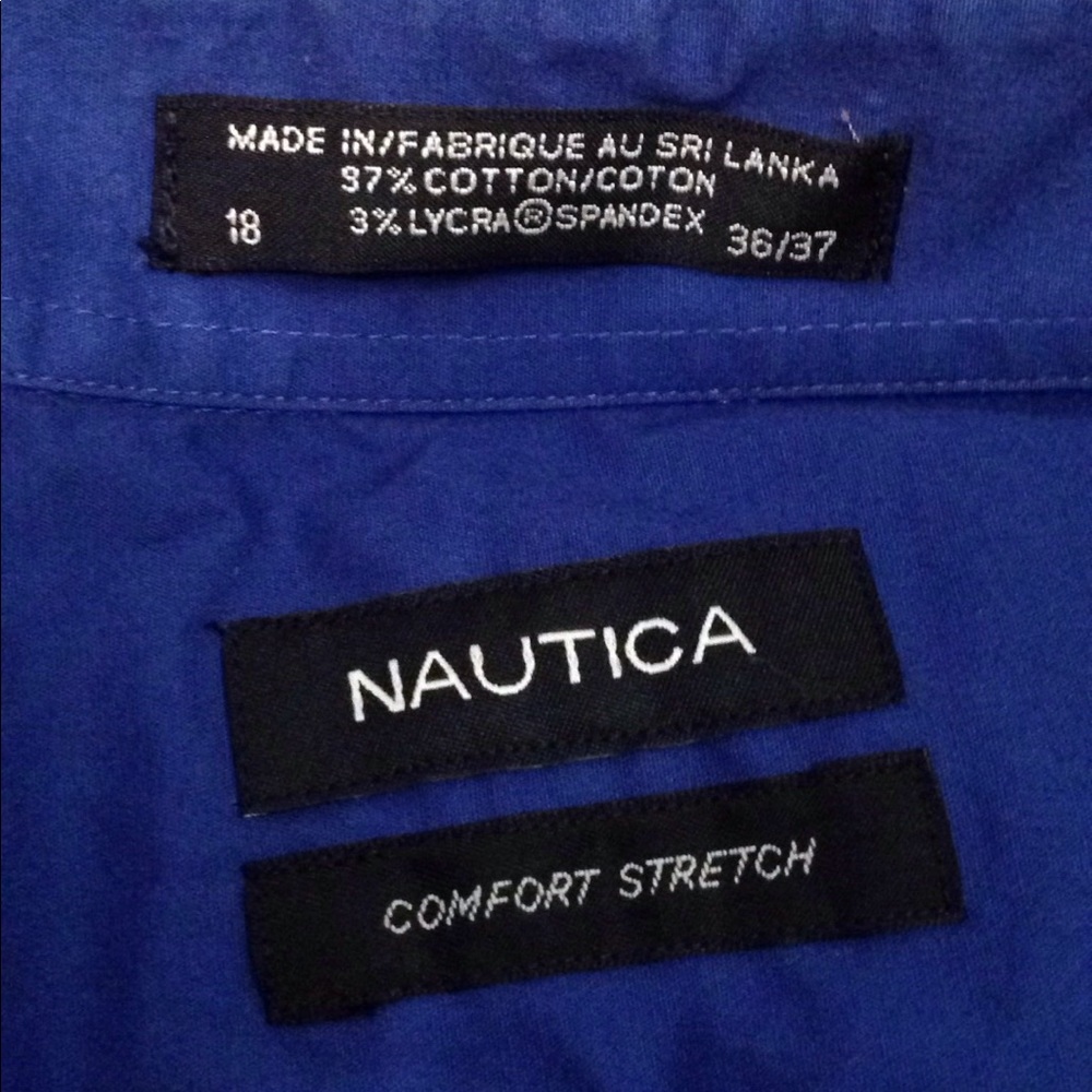 Men's nautica button down 36/37